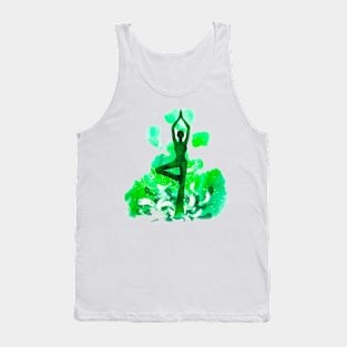 Yoga green Tank Top